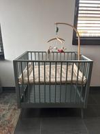 Europe babybox Evy mat zeegroen, Kinderen en Baby's, Boxen, Ophalen, Zo goed als nieuw, Rechthoekig, In hoogte verstelbaar