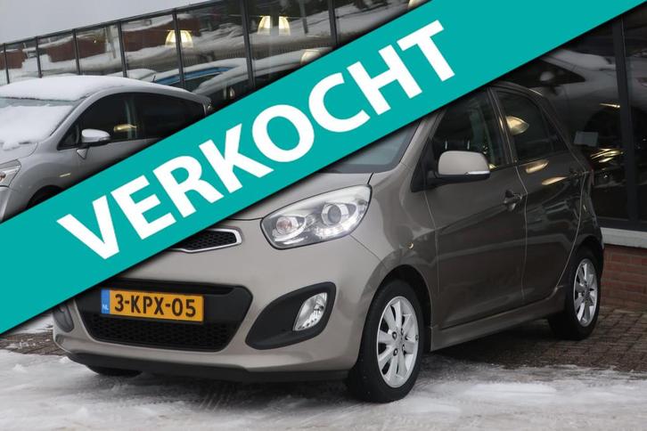 Kia Picanto 1.2 CVVT ISG Plus Pack 1e EIG_LED_NAVI_LMV_NAP., Auto's, Kia, Bedrijf, Te koop, Picanto, ABS, Airbags, Airconditioning