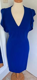 jurk Karen Millen maat 12/40 oksel tot oksel 46 cm taille 38, Maat 38/40 (M), Karen Millen, Blauw, Ophalen of Verzenden