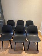 6 nette antraciet kuipstoelen, Huis en Inrichting, Stoelen, Ophalen, Kunststof, Zo goed als nieuw, Grijs