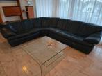 Lederen hoekbankstel, Huis en Inrichting, Ophalen, Gebruikt, Hoekbank, 300 cm of meer