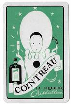 1 joker België met oude reclame Cointreau Likeur alcohol, Verzenden, Gebruikt, Speelkaart(en)