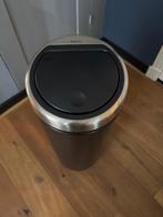 Brabantia prullenbak, Ophalen, 50 tot 75 cm, Rvs, 20 tot 30 liter