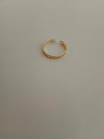 Goudkleurige Verstelbare Ring - Nieuw!, Ophalen of Verzenden, Nieuw, Goud, Dame of Heer