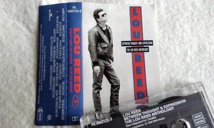 Cassettebandje Lou Reed Between Thought And Expression Vol 3, Cd's en Dvd's, Cassettebandjes, Gebruikt, Origineel, Pop, 1 bandje