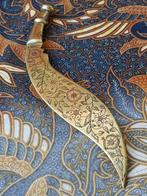 Antieke briefopener uit Engeland van bewerkt koper 24 cm., Antiek en Kunst, Antiek | Koper en Brons, Ophalen of Verzenden, Koper