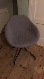 Kuipstoel grijs. Zithoogte 45 cm, breedte 58 cm, Huis en Inrichting, Stoelen, Ophalen, Zo goed als nieuw