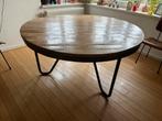 Ronde eettafel - 150 cm - Mangohout, Ophalen, Gebruikt, 100 tot 150 cm, 150 tot 200 cm