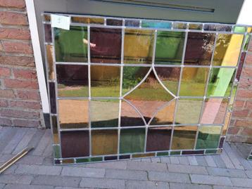 2x glas- in- lood paneel beschikbaar voor biedingen
