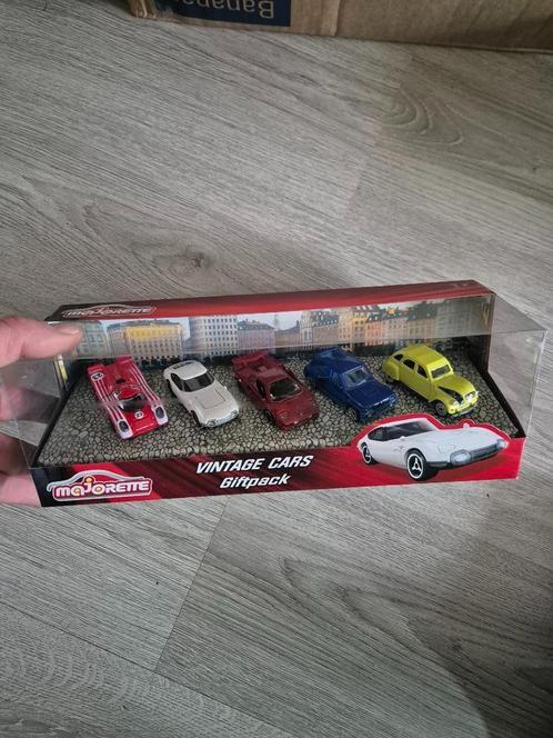 Majorette Vintage cars giftset 5 auto,s nieuw 212052013, Hobby en Vrije tijd, Modelauto's | Overige schalen, Nieuw, Auto, Ophalen of Verzenden