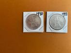 WILHELMINA  2 RIJKSDAALDERS  1930-1933- MOOIE KWALITEIT, Postzegels en Munten, Munten | Nederland, Zilver, Koningin Wilhelmina