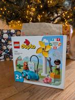 Lego duplo 10985 wind turbine and Electric car windmolen, Ophalen of Verzenden, Zo goed als nieuw, Complete set, Duplo