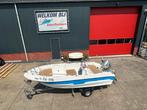 consoleboot van 2021 compleet met motor en trailer, Ophalen of Verzenden, Zo goed als nieuw, 3 tot 6 meter, Buitenboordmotor