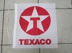 vlag  TEXACO    afm. 40 bij 43 cm   type 1, Verzamelen, Merken en Reclamevoorwerpen, Ophalen of Verzenden, Zo goed als nieuw, Overige typen