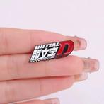 Initial D Logo Enamel Pin anime game speld, Ophalen of Verzenden, Kuifje, Nieuw, Beeldje of Figuurtje