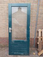 Merbau buitendeur, Doe-het-zelf en Verbouw, 80 tot 100 cm, Gebruikt, Buitendeur, Ophalen