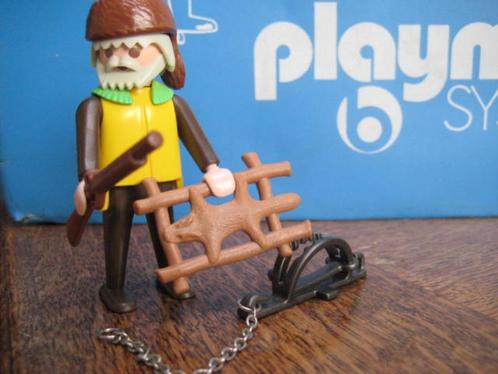 western cowboys 3394 trapper klem bevermuts 100% zeldzaam, Kinderen en Baby's, Speelgoed | Playmobil, Zo goed als nieuw, Complete set