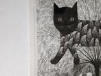Galerie foto Patricia Barton Cat in a Mimosas Tree, Antiek en Kunst, Kunst | Tekeningen en Foto's, Ophalen of Verzenden