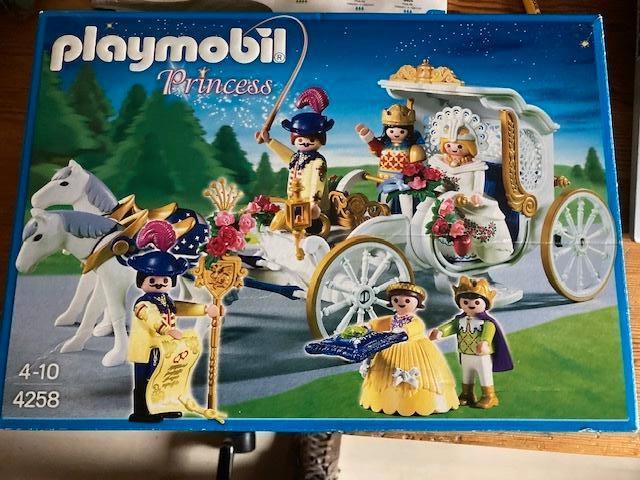 Playmobil prinsessenkoets 4258 met originele doos, Ophalen of Verzenden, Zo goed als nieuw, Complete set