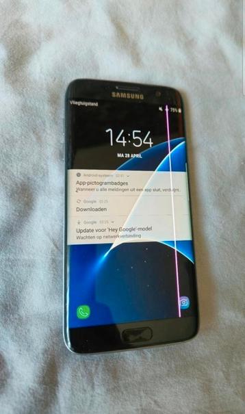 SAMSUNG GALAXY S7 EDGE PURPLE LINE ERROR beschikbaar voor biedingen
