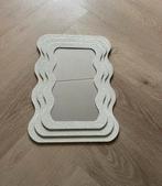 Beige Spiegel wave, Ophalen, Zo goed als nieuw, Minder dan 100 cm, Overige vormen