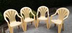 Jardin kuipstoel, kleur geel, Tuin en Terras, Tuinstoelen, Ophalen, Gebruikt, Kunststof, Stapelbaar
