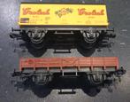 Modelspoor wagons - Grolsch Bier en open goederenwagon, Ophalen of Verzenden, Analoog, Fleischmann, Gelijkstroom of Wisselstroom