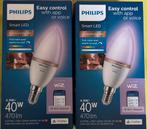 2x Philips Smart LED lamp E14 40W Wiz connected origineel, Led-lamp, E14 (klein), Nieuw, Ophalen