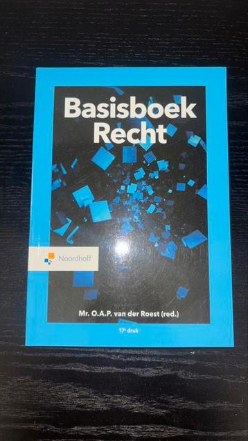Basisboek Recht beschikbaar voor biedingen