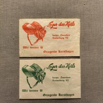 2x Suikerzakjes Leger des Heils Zaandam beschikbaar voor biedingen