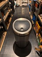 Brabantia Touch Bin 60L - Matt Steel, Ophalen, Gebruikt, 50 tot 75 cm, 40 liter of meer