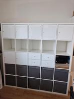 Ikea kallax vakkenkast 5x5 25 vaks met inzet deuren en lades, Huis en Inrichting, Ophalen, Gebruikt, 25 tot 50 cm, Minder dan 100 cm
