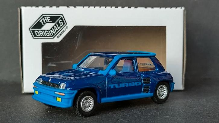 Renault 5 Turbo blue Olympe 1:54 3inch Norev Pol, Hobby en Vrije tijd, Modelauto's | Overige schalen, Nieuw, Ophalen of Verzenden