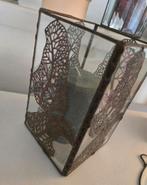 Zelf gemaakt windlicht van metaal, Antiek en Kunst, Ophalen of Verzenden