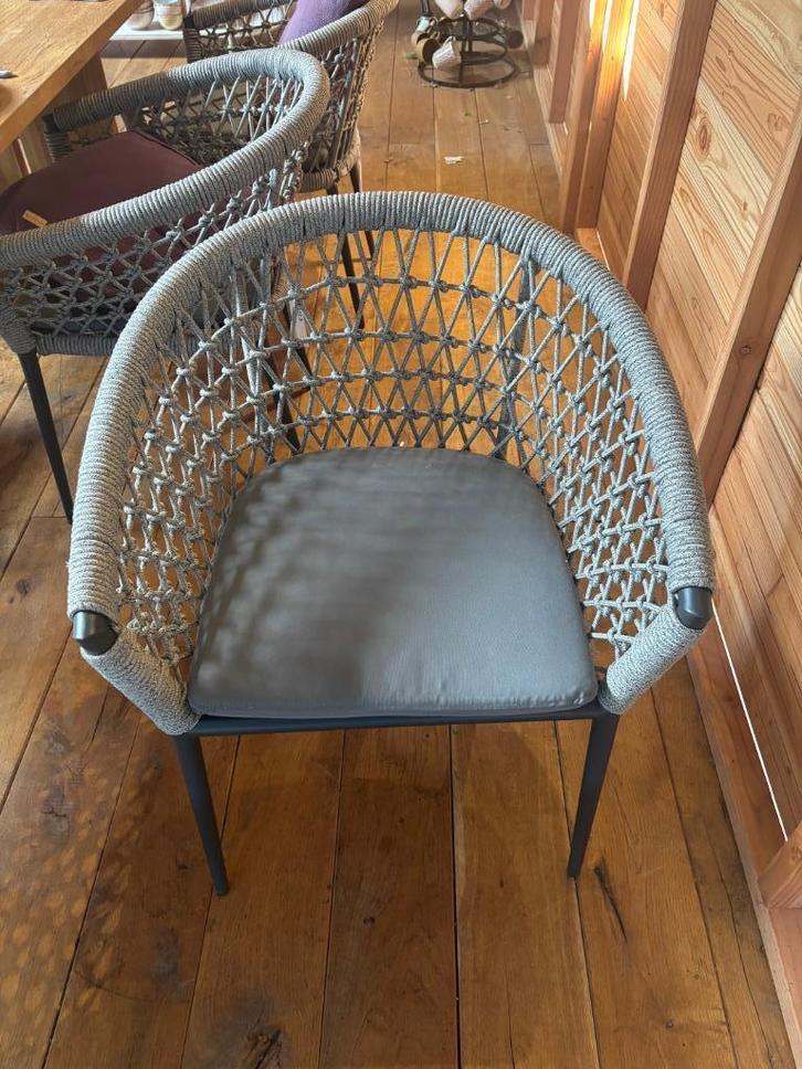 Showroommodel | Muses Tuinstoel | Artie, Tuin en Terras, Tuinsets en Loungesets, Zo goed als nieuw, Tuinset, Aluminium, 6 zitplaatsen