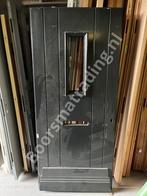 Zwarte voordeur 211,5/94, Ophalen, 80 tot 100 cm, 200 tot 215 cm, Vouwdeur