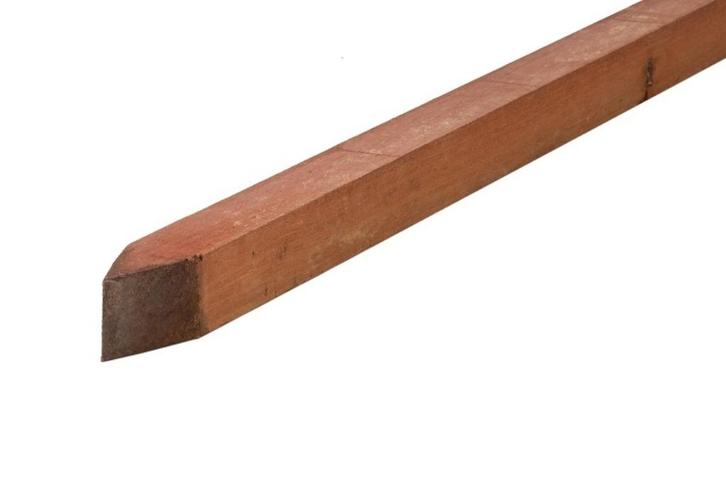 Hardhouten Palen | Azobé | Piketpaal | Schuttingpaal | Grond, Tuin en Terras, Palen, Balken en Planken, Nieuw, Palen, 250 cm of meer