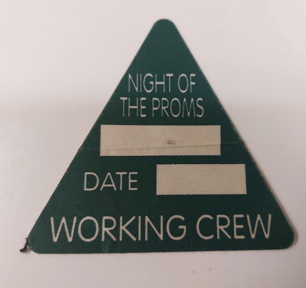 UB40 BACKSTAGE PASS + promo folder Night of the Proms 2006, Verzamelen, Verzenden, Gebruikt, Foto of Kaart