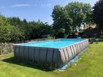 Intex zwembad 10x5 meter, Tuin en Terras, Gebruikt, 300 cm of meer, Rechthoekig, Ophalen