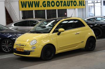 Fiat 500 0.9 TwinAir Lounge Panoramadak, Airco, Stuurbekrach beschikbaar voor biedingen