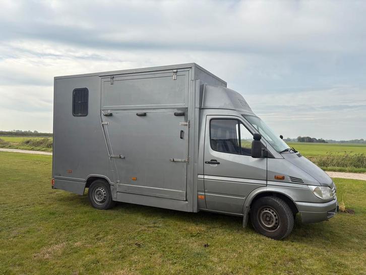 Mercedes Benz 2-paardswagen B rijbewijs, Dieren en Toebehoren, Paarden en Pony's | Trailers en Aanhangwagens, Gebruikt, 2-paards trailer