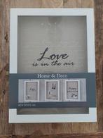 Happy memories fotolijst Love is in the air nieuw wit, Ophalen of Verzenden, Nieuw