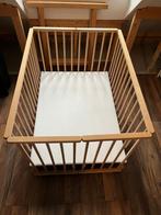 Opklapbare box met boxkleed, Ophalen, Gebruikt, Rechthoekig, In hoogte verstelbaar