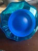 Eleganzia diamant blauw-groen, Huis en Inrichting, Keuken | Tupperware, Ophalen of Verzenden, Gebruikt, Blauw, Schaal