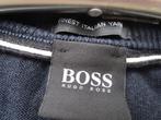 Diep donkerblauwe Hugo Boss trui, maat XXL valt als L, Kleding | Heren, Truien en Vesten, Maat 52/54 (L), Blauw, Ophalen of Verzenden