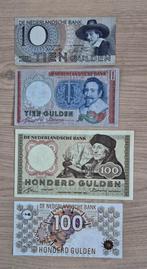 Bankbiljetten Nederland - Superleuke set nostalgie 1, Postzegels en Munten, Bankbiljetten | Nederland, Ophalen of Verzenden, 100 gulden
