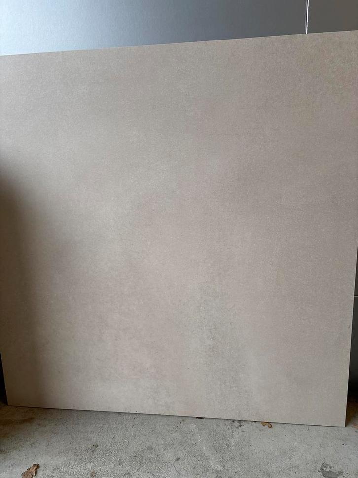 Zandkleurige tegels 90x90 - 6,5m2, Doe-het-zelf en Verbouw, Overige Doe-het-zelf en Verbouw, Nieuw, Ophalen