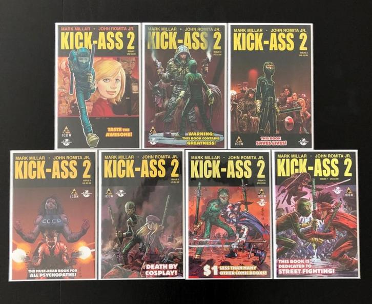 Kick-Ass 2 Vol.1 #1 t/m 7 Complete Set (2010) NM (9.4), Boeken, Strips | Comics, Nieuw, Complete serie of reeks, Amerika, Ophalen of Verzenden