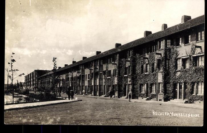 Amsterdam (N.H.), FOTOKAART Reinier Vinkeleskade, ca. 1930, Verzamelen, Ansichtkaarten | Nederland, Ongelopen, Noord-Holland, 1920 tot 1940