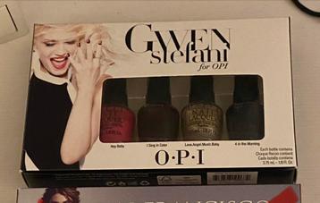 Nieuwe OPI nagellak mini set Gwen Stefani 4 O.P.I nagels